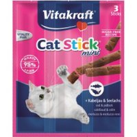 Vitakraft Catsticks Mini Kabeljauw/Tonijn Kattensnoep 3 stuks