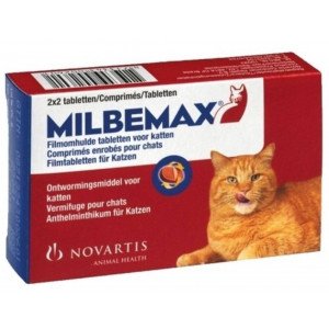 Milbemax Grote Kat 4 Tabletten