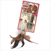 Kong Feather Mouse kattenspeelgoed Per stuk