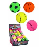 Rubber Foam Neon Bal voor de hond Per stuk