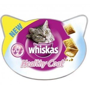 Whiskas Healthy Coat Kattensnoep Per 4