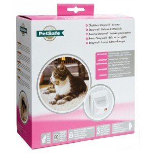 Staywell 500 Infra-red Deluxe 4 Way Locking Kattenluik Wit