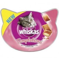 Whiskas Temptations met Zeevruchten 60 gram