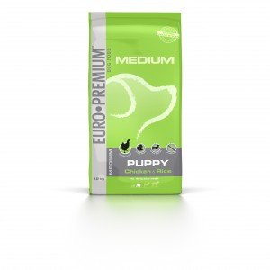 Euro Premium Junior&Puppy Medium hondenvoer 12 kg