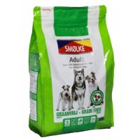 Smølke Adult Graanvrij 2 x 12 kg + (gratis 2 x vers gestoomd graanvrij)