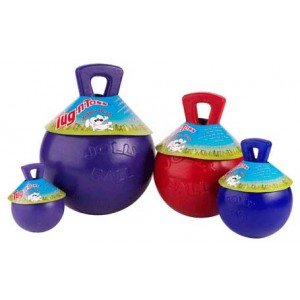 Jolly Tug-n-Toss Large (20 cm) voor honden Baby Blauw OP is OP