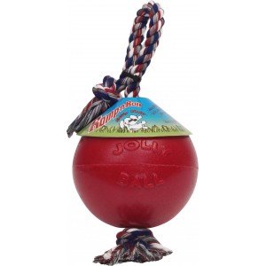 Jolly Ball Romp-n-Roll medium (15 cm) voor honden Baby Blauw