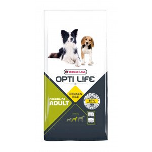 Opti Life Adult Medium hondenvoer 12.5 kg