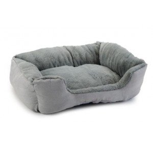 Beeztees Pluche Ligbed Cosy voor de kat (704813/14) Grijs