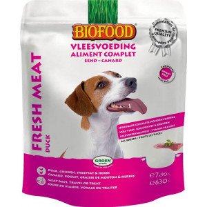 Biofood Vleesvoeding Eend hondenvoer Per verpakking