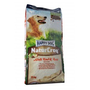 Happy Dog NaturCroq Rind mit Reis Hundefutter 15 kg