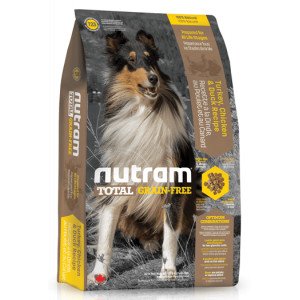 Nutram Graanvrij Kalkoen, Kip & Eend T23 hond 13.6 kg