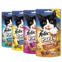 Felix Party Mix Combipack kattensnoep (8 zakjes) Per verpakking