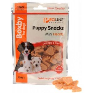 Boxby for dogs Puppy Snacks Mini Hearts 100 gram