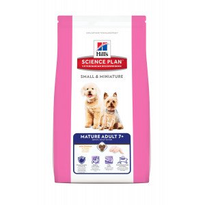 Hill's Mature/Senior 7+ Small & Miniature hondenvoer 3 x 1,5 kg