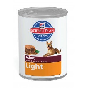 Hill's Adult Light Kip blik hondenvoer 1 tray (12 blikken)