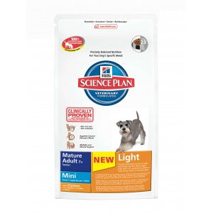 Hill's Mature/Senior Mini Light Kip hondenvoer 2 x 2,5 kg