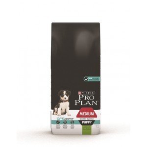 Pro Plan Optidigest Medium Puppy Sensitive Digestion Lam hondenvoer 2 x 12 kg