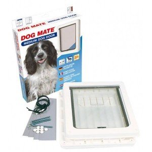 Dog Mate 215 Medium Hondenluik Bruin