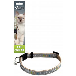 Kattenbandje Kittycat voor volwassen katten Grijs