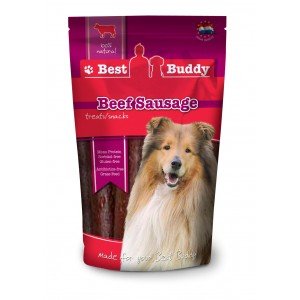 Best buddy Beef Sausage hondensnack 100 gram