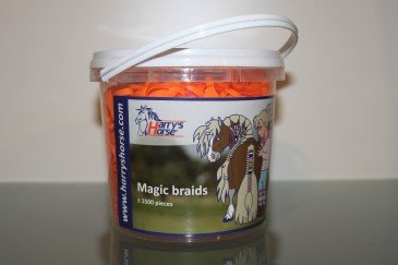 Magic Braids, invlechtelastiekjes in pot