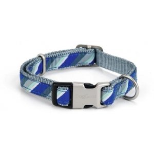 Nylon honden halsband diago blauw - 26-40 cm x 15 mm