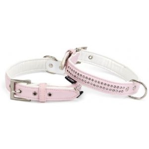 Luxo honden halsband bling - 27 cm x 12 mm